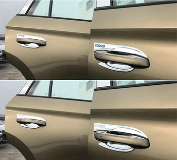 ABS 4pcs/daug Durų dubenėlį, papuošti durų dubenį guard Reikmenys, Automobilių Optikos Dėl 2017 m. 2018 m. 