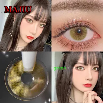 Akis Atrodo Minkštųjų Kontaktinių Lęšių Kasmet Naudoti Kosmetikos Akinių Spalvos su Receptu Majiu lentes de contacto