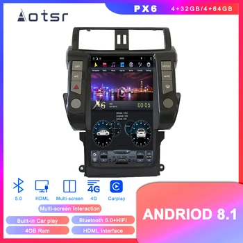 Android 8.1 Automobilio DVD Grotuvas GPS navigacija TOYOTA Land Cruiser 150 Prado 2010-2013 Automobilį auto radijo player multimedia galvos vienetas