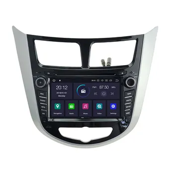 Aotsr Android 10.0 4G+64GB GPS Radijo Grotuvas Hyundai Verna Solaris I25 2010 m. 2011 m. su Auto Automobilis Stereo Radijo Multimedia, GPS