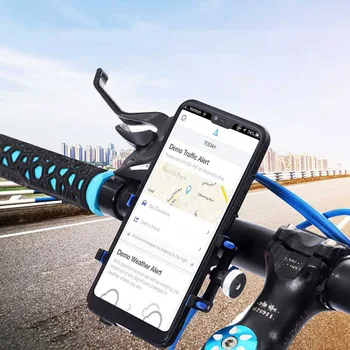 ARVIN Aliuminio Motocycle Dviračių Mobiliojo Telefono Laikiklis Stovėti iPhone 8P XR Sansung S9 Kalnų Dviratį Rankenos GPS Laikiklis Mount