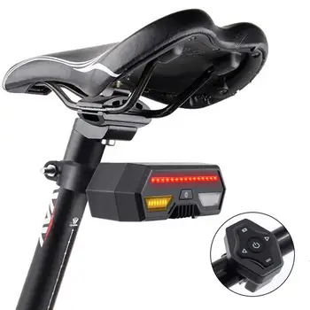 Belaidžio Dviratį Uodegos Šviesos Smart USB Įkrovimo dviračio šviesos Dviračių Priedai Nuotolinis Ruožtu lėmė Dviračių Galinis Žibintas lazerio Signalas