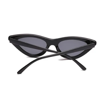 Cat Eye Akiniai nuo saulės Moterų 2020 M. Derliaus Sunglases UV400 Juoda Atspalvių Šviesą Cateye lunette de soleil 