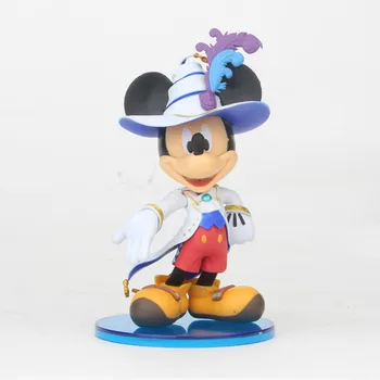 Disney 3pcs/daug figūrėlių, Žaislinių Plastiko Pvc Mickey Minnie Daisy Modelio Surinkimo Kalėdų Dovanos, Lėlės, Žaislai Vaikams