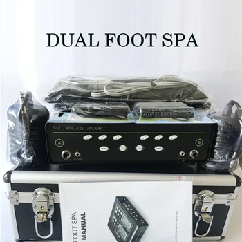 Dual Detox foot spa aparatas joninės detox foot vonios aukštos kokybės su tolimųjų infraraudonųjų spindulių diržas joninės detox foot vonios mašina