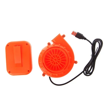 Elektrinis Mini Ventiliatorius, Oro Pūstuvas Pripučiamas Žaislas, Kostiumai, Lėlės Baterija USB