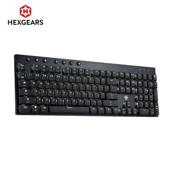HEXGEARS GK1701 Mechaninė Klaviatūra 108 Klavišą Kailh CHOC Perjungti klaviatūros PBT Keycap white backlight Laidinio teclado žaidėjus mecanico