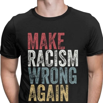 Kad Rasizmo Negerai Vėl Anti-Nekenčiu Rasizmo Topai Marškinėliai Vyrams Tshirts Juoda Gyvybes Klausimas, Rip Taikos Marškinėliai, Sporto