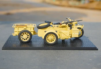 Klasikinis Žaislas, Modelis 1:24 BM, W R75 II Pasaulinio Karo vokietijos,Jangdzė 750 Motociklą Priekabos už Berniukas, Dovana,Papuošalai,Surinkimo