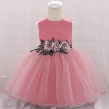 Konkurso Gimtadienio Suknelė China Krikštynos Baby Girl Suknelė Princesė Šalis Vestuvių Vestido Infantil Suknelės 0-2 Metų L1881XZ