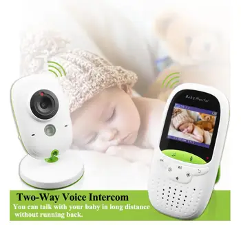 Kūdikio stebėjimo Belaidžio ryšio Garso ir Vaizdo Baba Elektroninės Nešiojamų Domofonas Babyfoon Kamera BeBe Auklės Walkie Talkie Aukle VB602