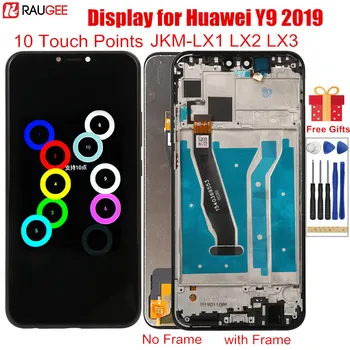 LCD Ekrano ir Huawei Y9 2019 JKM-LX1 LX2 LX3 Lcd 10 Lietimo Taškų Kokybę A+ Ekrano Pakeitimas Huawei Mėgautis 9 Plus Ekranas