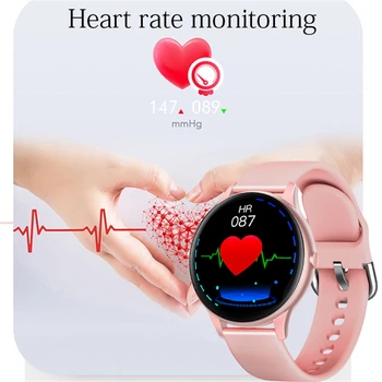 LIGE Naujas Mados Moterų Smart Žiūrėti Fitness Tracker Širdies ritmo Monitorius Sporto Ponios Ultra plonas Smart Watch Vyrai 