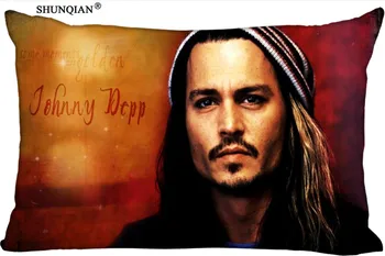 LU Johnny Depp Užsakymą Geriausias ative Kietas Kaukolė Mesti Pagalvių užvalkalai Standartas Lašas Laivybos Dydis 40x60 cm (Dviejų pusių)U2-27