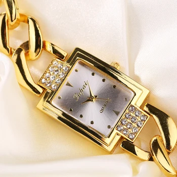 Lvpai Moterų Laikrodžiai Top Brand Prabanga auksinę Apyrankę Žiūrėti Moterų Laikrodžiai kalnų krištolas Ponios Žiūrėti Laikrodis reloj mujer montre femme