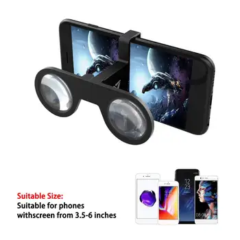 Mini Kabrioleto 3D Virtual Reality mobiliųjų Telefonų Trumparegis Trumparegis VR Akiniai, 3D Filmų ir Žaidimų, skirtų 