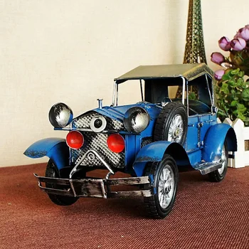 Miniatiūrinės Figūrėlės Klasikinių Automobilių Modeliu, Namų Dekoravimo Reikmenys Kambarį Metalų, Dirbtinių Senas Žaislas, Stalo Reikmenys
