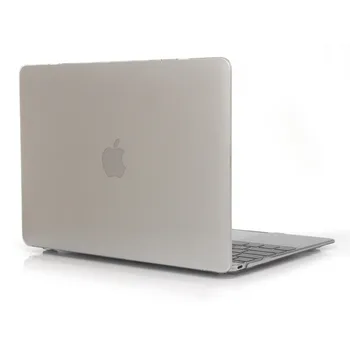 Nauja Skaidri Crystal Case For Macbook Air Pro Retina 11 12 13 15 Nešiojamas Atveju + Keyboard Cover For Mac 11.6 13.3 15.4 colių
