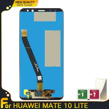Naujas Aukštos Kokybės Testuotas Darbo AMOLED Lcd Už Huawei Mate 10 Lite LCD Ekranas Touch 