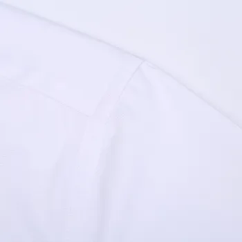 Naujas Prabangus kokybės grynos medvilnės kietas dryžuotas dobby pasukite žemyn apykaklės trumpomis rankovėmis ne geležies vasaros patogus vyrų oficialaus marškinėliai