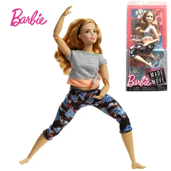 Originalias Barbie Bendras Judėjimas Lėlės, Gimnastika, Joga Šokėja Futbolo Žaidėjas Barbie Lėlės Vaikų Švietimo Žaislas Mergina Dovana FTG80