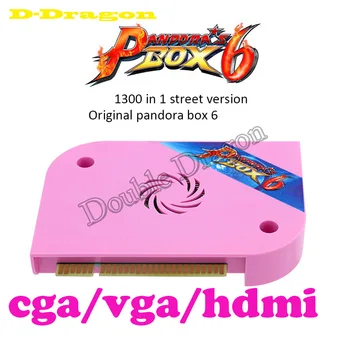 Pandora ' s box 6 HD 1300 1 Jamma Multi Arcade Valdybos jamma versija remti CGA/VGA/ HDMI gali pridėti 3000 games 20% nuolaida