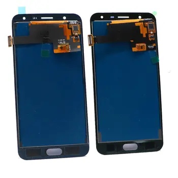 Patikrintas Samsung Galaxy J7 2018 J720 J720F SM-J720F Telefono LCD jutiklinis ekranas skaitmeninis keitiklis komponentas su šviesumo reguliavimas