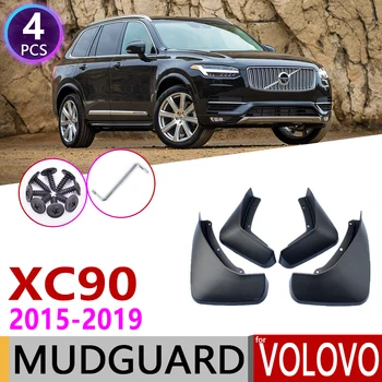 Priekinės Galinės Automobilio Mudflap Volvo XC90~2019 Sparnas sparnų Atvartu Splash Atvartais Mudguard Priedai. 2016 m. 2017 m. 2018 m 2 2 Gen