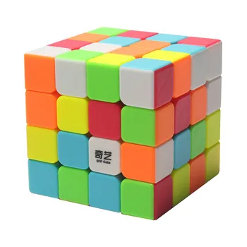 QIYI 4x4x4 Solid Color Magic Cube Žaislai Vaikams Profesija Greičio Įspūdį Pavasario Kubeliai Vaikams Dovanas Švietimo Cubo Magico