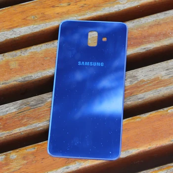 SAMSUNG Originalus Atgal Baterijos Durų Stiklas, Galinio Skydo Telefono dėklas Samsung Galaxy J6+ Telefono Backshell Galinį Dangtelį