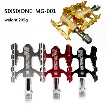 SIXSIXONE MG-001 Uždaromos Dviračių Pedalus CNC Aliuminio Įstaiga MTB Kelio Dviračiu 3 Guolių Dviračio Pedalas