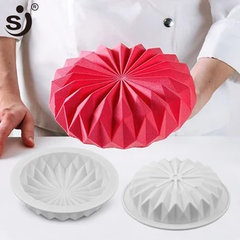 SJ 3D Tortas Pelėsių Silikono Dekoravimo Silikono Įrankiai Kalėdų Kepimo skardos Įrankiai Desertui Saldainiai FDA sertifikavimo Virtuvės Baras