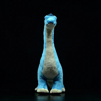 Surper Mielas Modeliavimas Brachiosaurus Minkšti Kimštiniai Pliušinis Žaislas Blue Dinozaurų Lėlės Modelį Realiame Gyvenime, Gyvūnų, Vaikų Gimtadienio Dovana