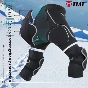TMT Snieglenčių Slidinėjimo 3D Klubo Krašto Gynėjas Guard Poveikio Mygtukai Slidinėjimo Šortai, Kelnės Kelio Kilimėlis Apsaugos Paminkštinimas, skirtas Skate Čiuožyklos