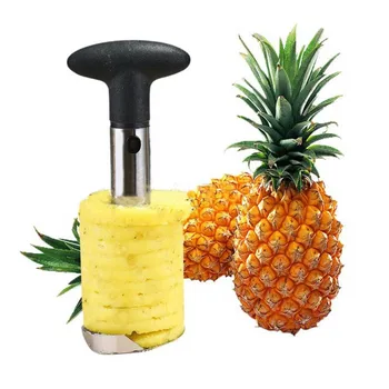 Vaisių Cutter Aukštos Kokybės Nerūdijančio Plieno Vaisių Cutter Ananasų Corer Pjaustyklės Skustukas Parer Cutter Virtuvės Įrankis Pinapple Cutter