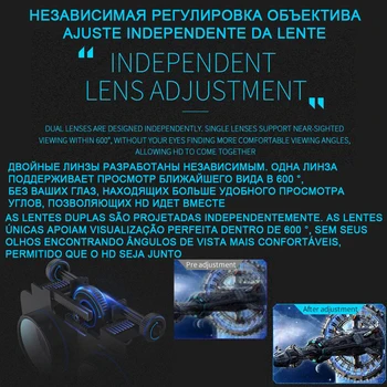 VR Shinecon Viar Virtualios Realybės Akiniai 3D 
