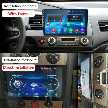 Vtopek Android 9.0 2Din 2G+32G Automobilio Radijo Multimedia Vaizdo Grotuvas, Navigacija, GPS Universalus 