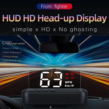 WiiYii Naujas A500 HUD OBD2 head up Display Automobilio greičio viršijimo Signalas Vandens Temperatūros Signalą OBD2Warning Sistema Auto Projektorius