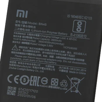 Xiao Mi Originalus BN45 Baterija Xiaomi note2 Raudona mi 5 Pastaba Redrice Note5 BN45 Originali Pakeitimo Telefono Baterija 4000mAh + Įrankio