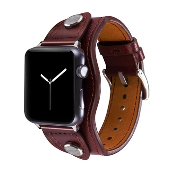žiūrėti Priedus diržu, apple watch band 44mm 40mm 42mm 38mm iwatch correa serijos 5/4/3/2/1 natūralios Odos apyrankė